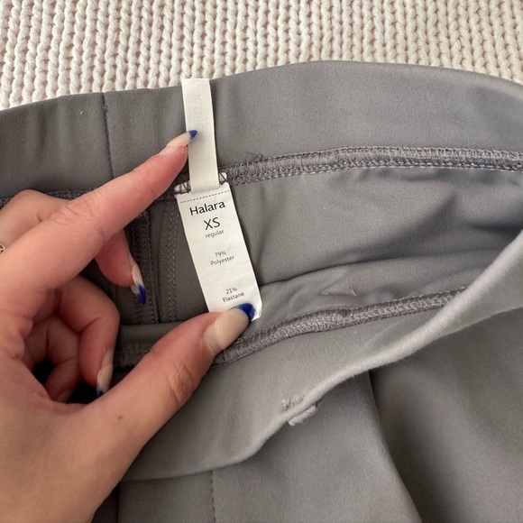 Halara Flex Wide Leg Waffle Work Pants Size XS Reg. - Picture 6 of 8